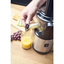 Bestes Angebot 💯 GASTROBACK 40145 Slow Juicer Advanced Vital, Starker 150 Watt Motor Mit 70 Umdrehungen/min, Press-Schnecke Mit Verstärktem Edelstahlkern, Besonders Leise, Edelstahl, Schwarz, Silber 🔥 -Gastroback Verkaufsladen unnamed file 105