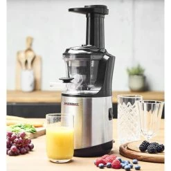 Bestes Angebot 💯 GASTROBACK 40145 Slow Juicer Advanced Vital, Starker 150 Watt Motor Mit 70 Umdrehungen/min, Press-Schnecke Mit Verstärktem Edelstahlkern, Besonders Leise, Edelstahl, Schwarz, Silber 🔥 -Gastroback Verkaufsladen unnamed file 108
