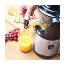 Bestes Angebot 💯 GASTROBACK 40145 Slow Juicer Advanced Vital, Starker 150 Watt Motor Mit 70 Umdrehungen/min, Press-Schnecke Mit Verstärktem Edelstahlkern, Besonders Leise, Edelstahl, Schwarz, Silber 🔥 -Gastroback Verkaufsladen unnamed file 113