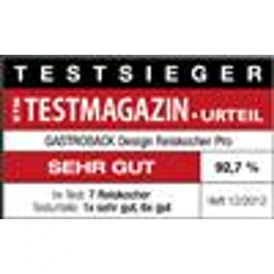 Rabatt 🧨 Gastroback 42518, 50 Hz, 220/230 V, 289 Mm, 284 Mm, 4.1 Kg, Silber 🎁 5 Rabatt 🧨 Gastroback 42518, 50 Hz, 220/230 V, 289 Mm, 284 Mm, 4.1 Kg, Silber 🎁 – Bild 3