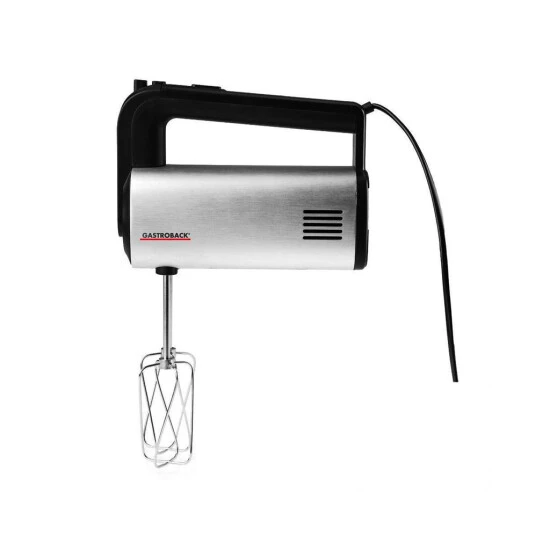 Großhandel ❤️ Gastroback Design Handmixer Pro, 0,8 L, Schwarz, Silber, Schlagen, Mischung, Kotelett, Schneiden, Mixen, 1,45 M, Duralumin, 500 W 🔥 3 Großhandel ❤️ Gastroback Design Handmixer Pro, 0,8 L, Schwarz, Silber, Schlagen, Mischung, Kotelett, Schneiden, Mixen, 1,45 M, Duralumin, 500 W 🔥