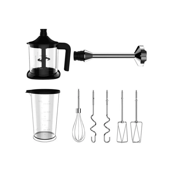 Großhandel ❤️ Gastroback Design Handmixer Pro, 0,8 L, Schwarz, Silber, Schlagen, Mischung, Kotelett, Schneiden, Mixen, 1,45 M, Duralumin, 500 W 🔥 4 Großhandel ❤️ Gastroback Design Handmixer Pro, 0,8 L, Schwarz, Silber, Schlagen, Mischung, Kotelett, Schneiden, Mixen, 1,45 M, Duralumin, 500 W 🔥 – Bild 2