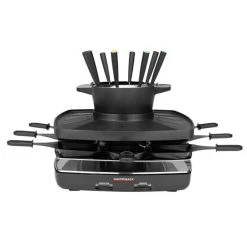 Besorgen 😍 Gastroback Family & Friends Raclette/Fondue Set Schwarz Antihaftbeschichtet ✔️
