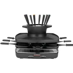 Besorgen 😍 Gastroback Family & Friends Raclette/Fondue Set Schwarz Antihaftbeschichtet ✔️ -Gastroback Verkaufsladen unnamed file 281