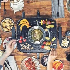 Besorgen 😍 Gastroback Family & Friends Raclette/Fondue Set Schwarz Antihaftbeschichtet ✔️ -Gastroback Verkaufsladen unnamed file 283