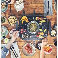 Besorgen 😍 Gastroback Family & Friends Raclette/Fondue Set Schwarz Antihaftbeschichtet ✔️ -Gastroback Verkaufsladen unnamed file 290