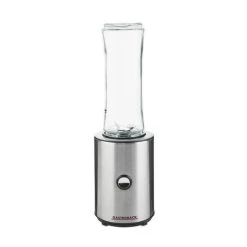 Budget ⭐ Gastroback 41030 Design Smoothie Maker Mix Und Go Edelstahl-Schwarz Rutschfest ✔️