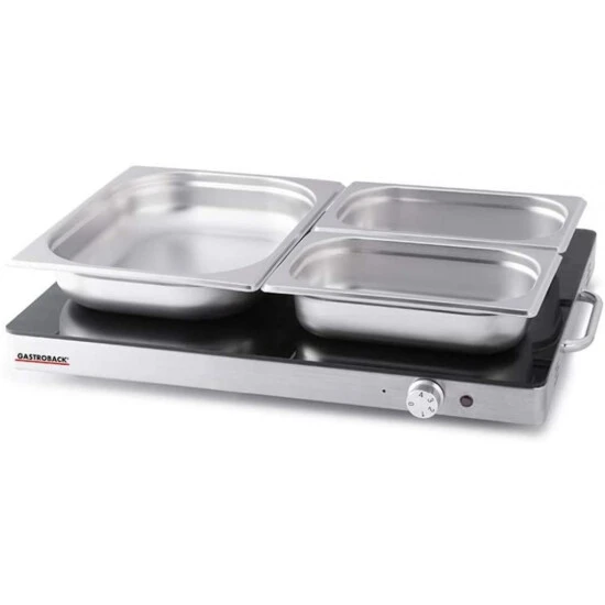 Billig ✔️ Gastroback 42491 Design Warmhalteplatte Edelstahl-Schwarz Stufenlos Einstellbar ❤️ 6 Billig ✔️ Gastroback 42491 Design Warmhalteplatte Edelstahl-Schwarz Stufenlos Einstellbar ❤️ – Bild 4