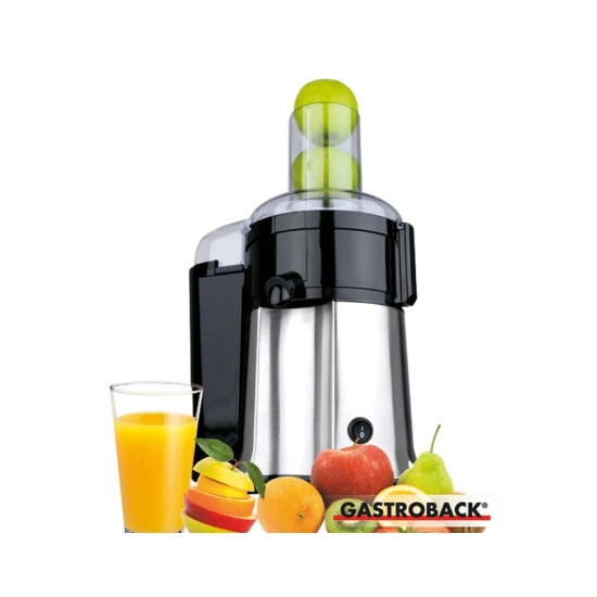 Brandneu 😀 Gastroback Entsafter Vital Juicer Pro 700 W Edelstahlsieb Transparente Saftbox 😉 4 Brandneu 😀 Gastroback Entsafter Vital Juicer Pro 700 W Edelstahlsieb Transparente Saftbox 😉 – Bild 2