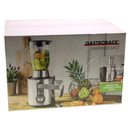 Schlussverkauf ✔️ Gastroback 95648 Mixeraufsatz, Standmixer Für 40151 40152 Multi Juicer Digital 🔥 5 Schlussverkauf ✔️ Gastroback 95648 Mixeraufsatz, Standmixer Für 40151 40152 Multi Juicer Digital 🔥 – Bild 3