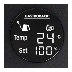 Besorgen ✔️ Gastroback Design 42329, 1 L, 1200 W, Schwarz, Regelbare Temperatur, Wasserstandsanzeige, Drahtlos 🛒 -Gastroback Verkaufsladen unnamed file 612