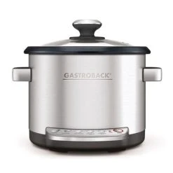 Brandneu ✔️ Gastroback 42538 Design Multicooker Advanced Edelstahl/Schwarz ⌛