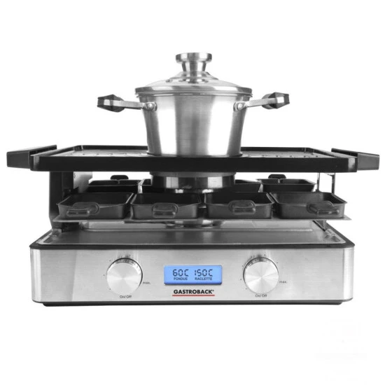 Brandneu 🎁 Gastroback 2 In 1 Design Raclette Fondue 42562 Advanced Plus 🎁 10 Brandneu 🎁 Gastroback 2 In 1 Design Raclette Fondue 42562 Advanced Plus 🎁 – Bild 8